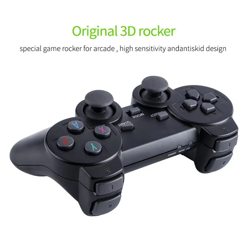 Video Game Sticks M8 Console 2.4G Dual Wireless Controller Game Stick 4K 10000 games 64GB Retro game For Dropshiopping Xmas Gift