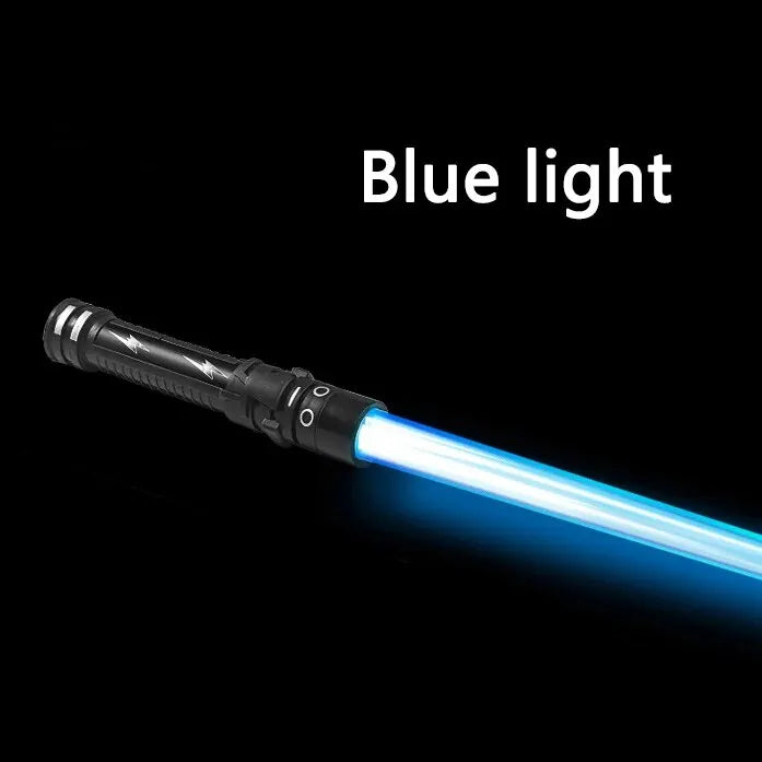 Espada a laser Sabre de luz vermelho e azul Sabre duplo Rave Transformação Presente infantil Cosplay Arma Menino Cool Flashing Toy