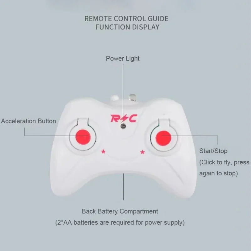 Remote Control Induction Helicopter Dual-mode Suspended Aircraft with Lighting Anti Drop and Collision RC Aircraft